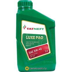 Татнефть Luxe PAO  5W40 1л